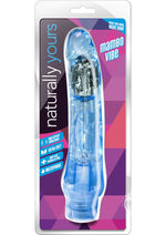 Naturally Yours Mambo Vibrating Dildo - Blue - 9in