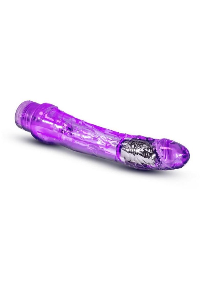 Naturally Yours Mambo Vibrating Dildo - Purple - 9in