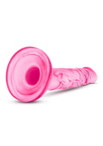 Naturally Yours Mini Dildo - Pink - 5.75in