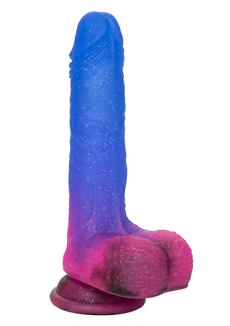 Naughty Bits Ombre Hombre Rechargeable Silicone Vibrating Dildo