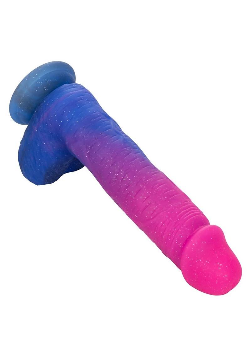 Naughty Bits Ombre Hombre XL Rechargeable Silicone Vibrating Dildo