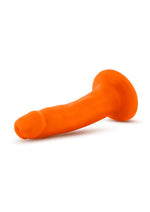 Neo Dual Density Dildo - Neon Orange/Orange - 6in