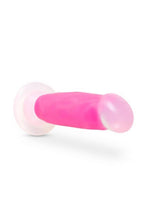 Neo Elite Glow In The Dark Marquee Silicone Dual Dense Dildo - Glow In The Dark/Neon Pink/Pink - 8in