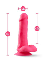 Neo Elite Silicone Dual Density Dildo with Balls