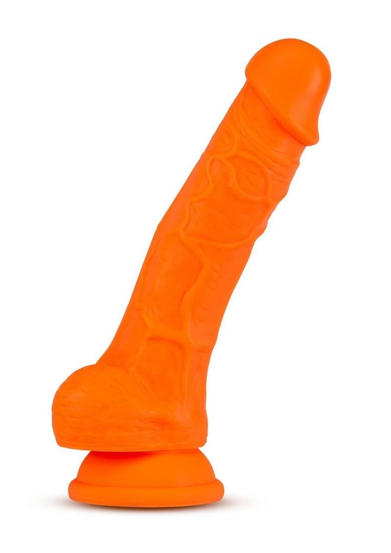 Neo Elite Silicone Dual Density Dildo with Balls