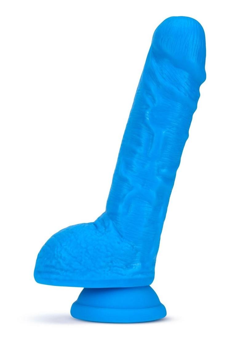 Neo Elite Silicone Dual Density Dildo with Balls