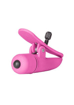 Nipple Play Nipplettes Vibrating Nipple Clamps - Pink