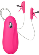 Nipple Play Vibrating Warming Nipple Teasers - Pink/Purple