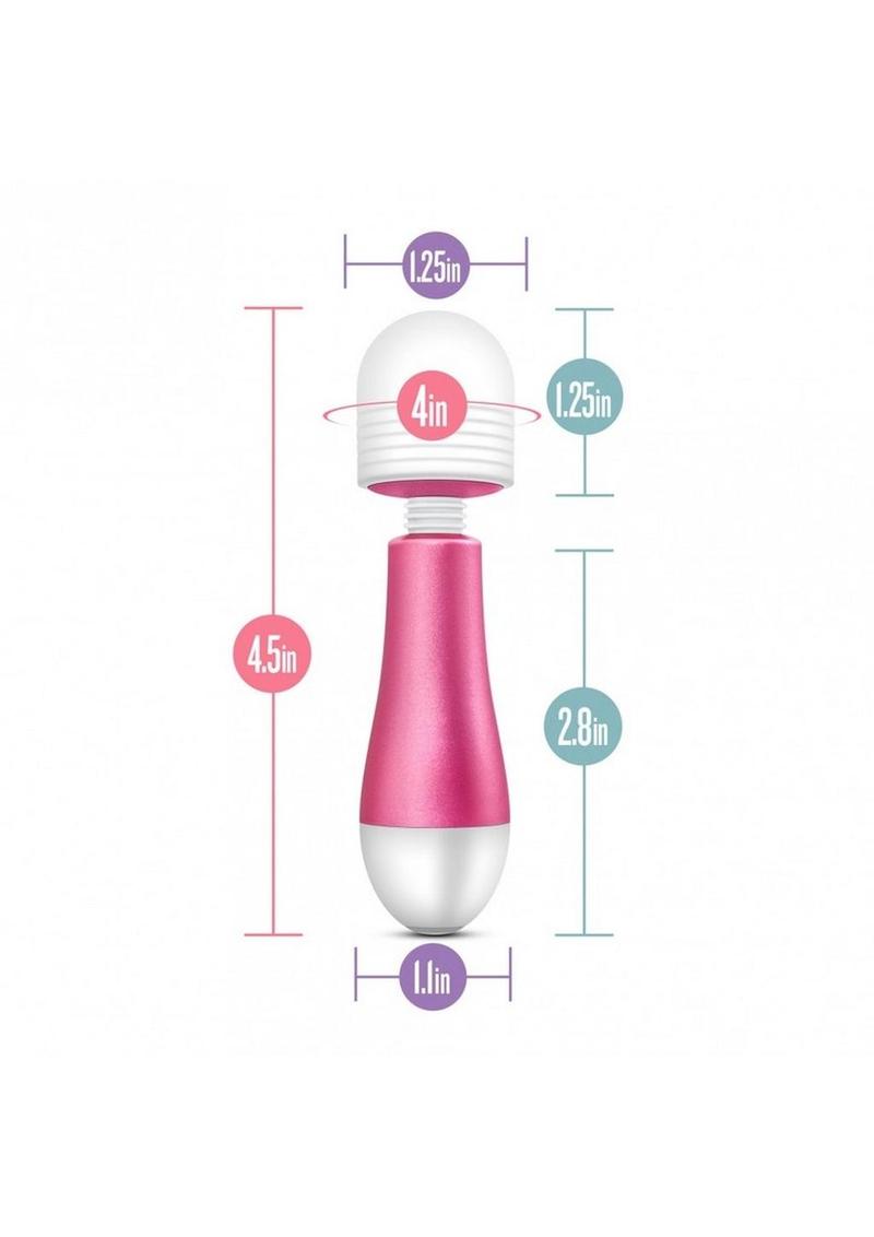 Noje Jules - Rose Rechargeable Silicone Wand Massager