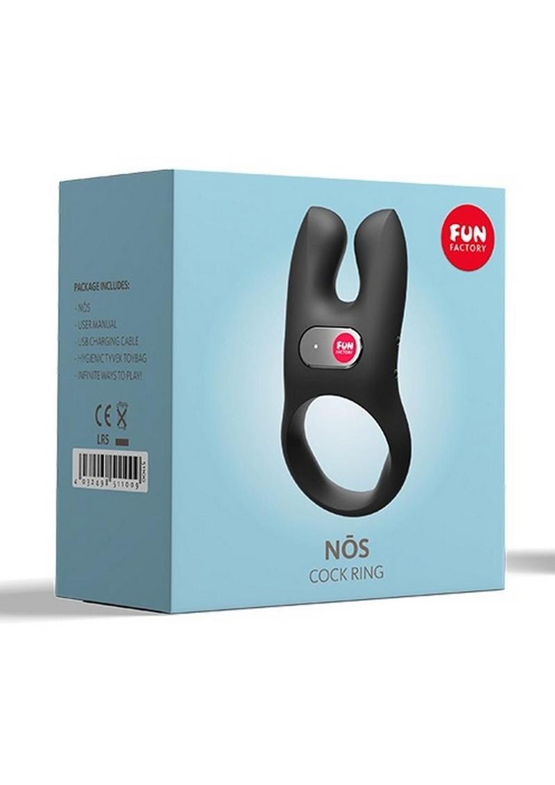 Nos Silicone Vibrating Couples Cock Ring