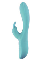 Nu Sensuelle Brandii Rechargeable Silicone G-Spot Rabbit Vibrator - Blue/Tiffany Blue