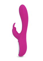 Nu Sensuelle Giselle Rechargeable Silicone G-Spot and Rabbit Vibrator - Magenta/Pink