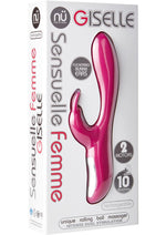 Nu Sensuelle Giselle Rechargeable Silicone G-Spot and Rabbit Vibrator