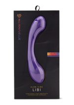 Nu Sensuelle Libi Flexible Rechargeable Silicone G-Spot Vibrator - Deep Purple/Purple