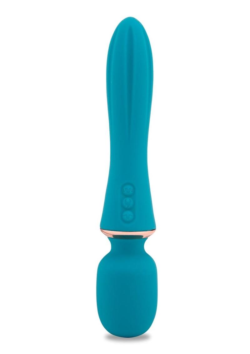 Nu Sensuelle Mika Nubii Rechargeable Silicone Mini Wand - Blue