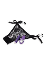 Nu Sensuelle Pleasure Panty Vibe Rechargeable Silicone Remote and Bullet - Purple