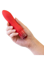 Oh My Gem Desire Rechargeable Silicone G-Spot Vibrator - Ruby