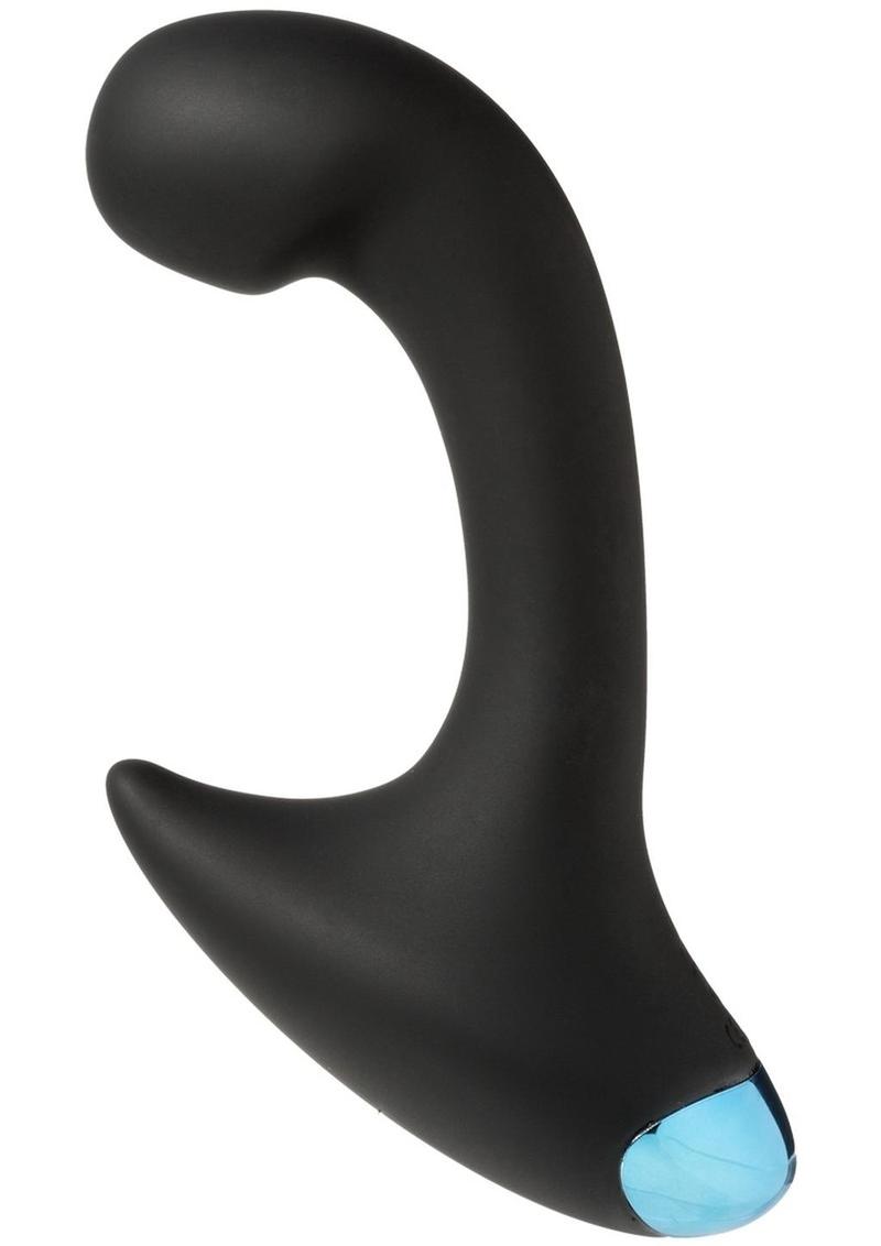 Optimale P-Curve Rechargeable Silicone Vibrating Prostate Stimulator with Remote Control - Black