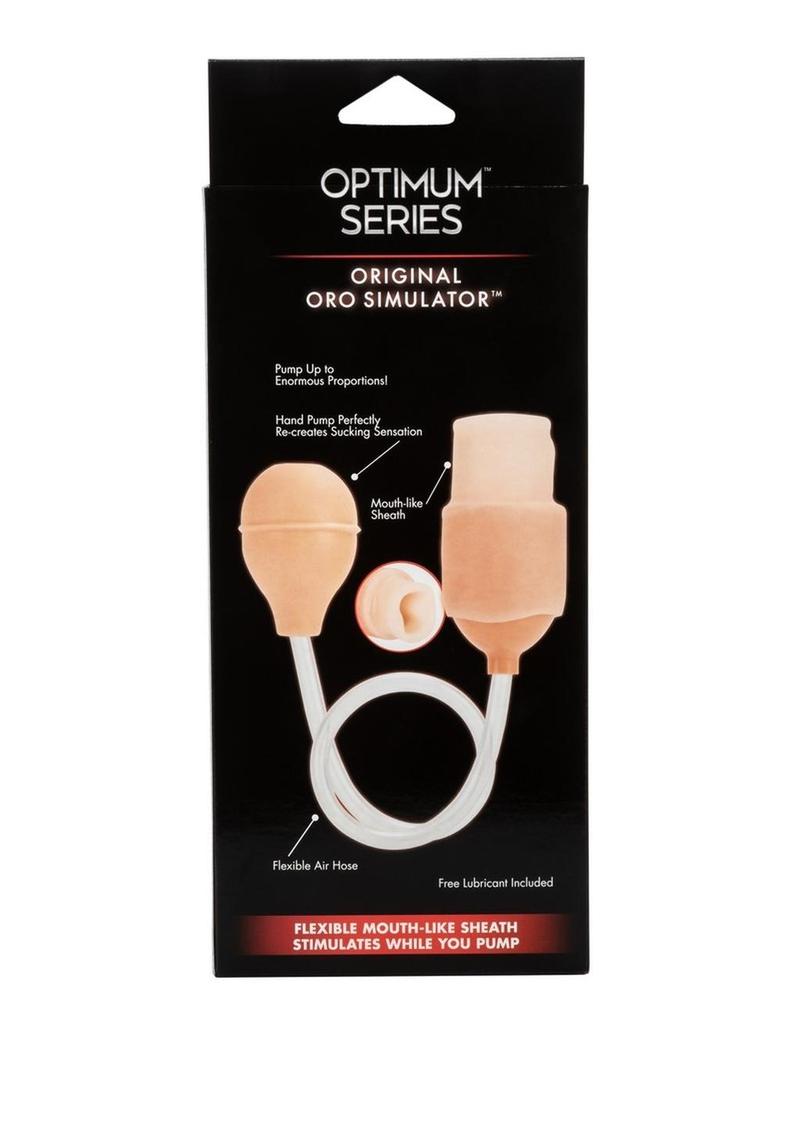 Optimum Series Original Oro Simulator Masturbator Pump - Ivory/Vanilla