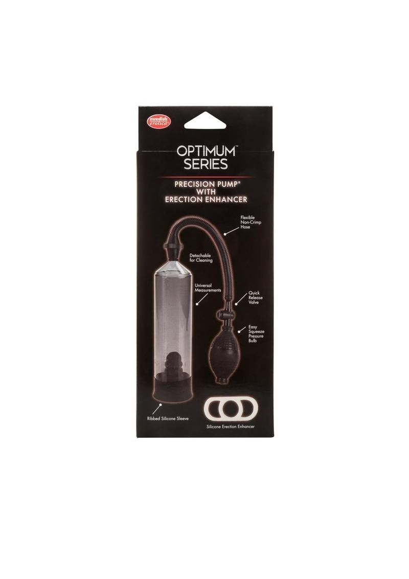 Optimum Series Precision Pump with Erection Enhancer - Clear/Smoke