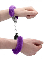 Ouch! Beginner's Handcuffs Furry - Purple