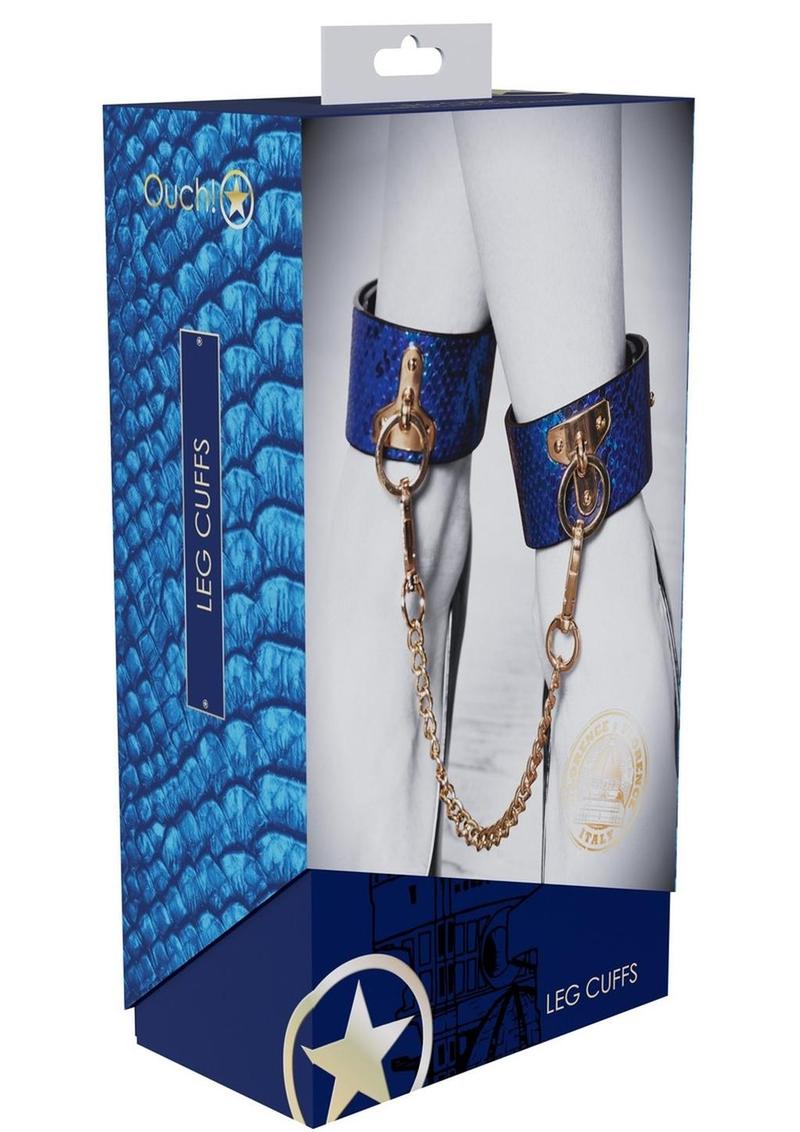 Ouch! Florence Collection Leg Cuffs - Blue