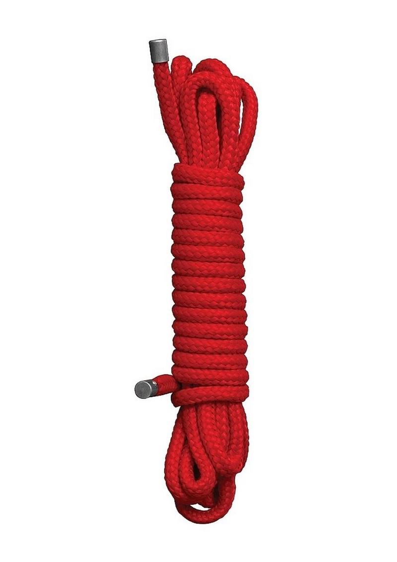 Ouch! Japanese Nylon Rope - Red - 10 Meters/32.8 Feet