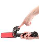 Ouch! Leather Paddle Slave - Black