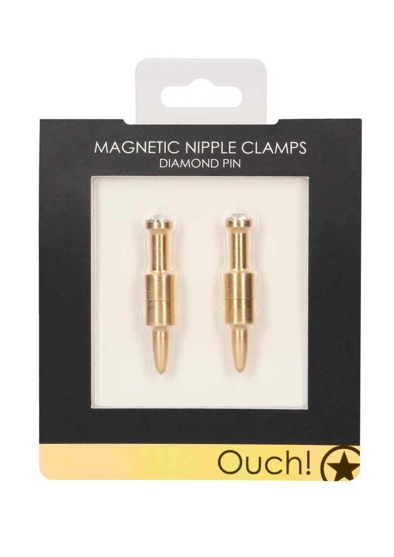 Ouch! Magnetic Nipple Clamps Diamond Pin