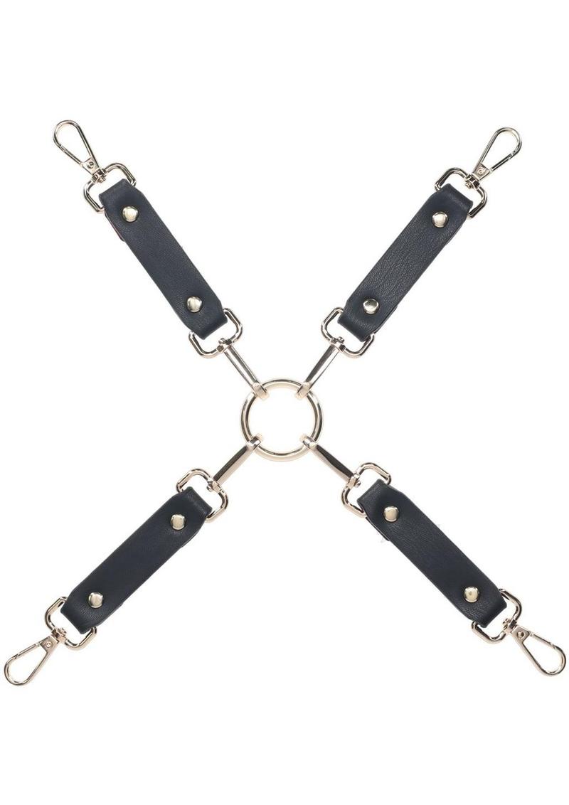 Ouch! Milan Collection Hogtie Connectors - Black/Red