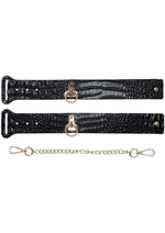 Ouch! Rome Collection Leg Cuffs - Black