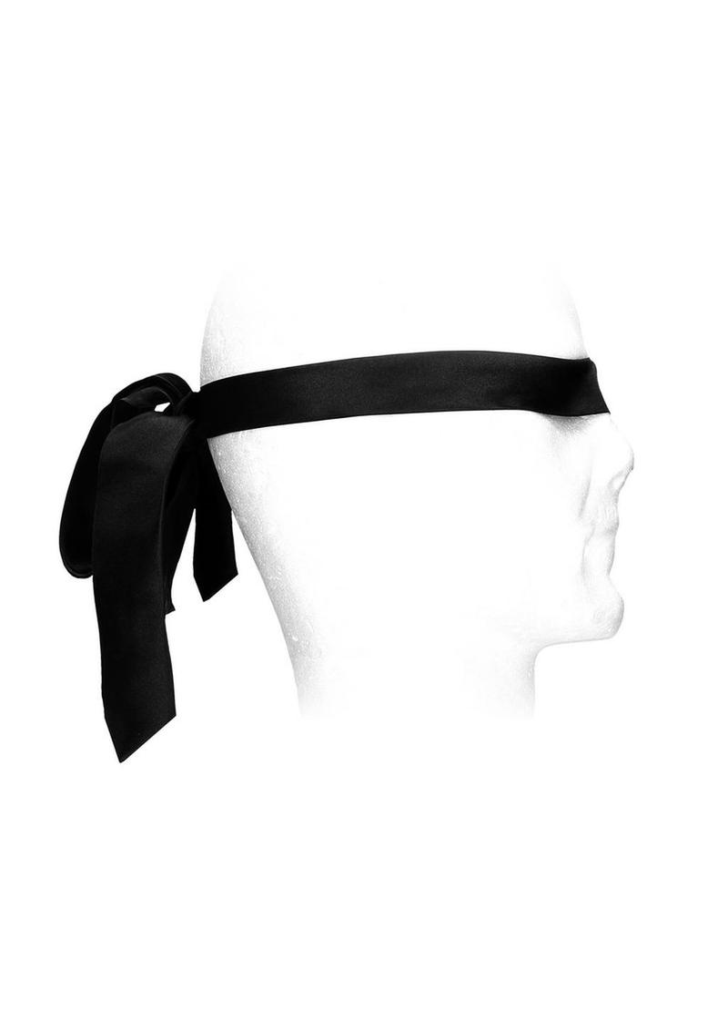 Ouch! Satin Bondage Tie - Black