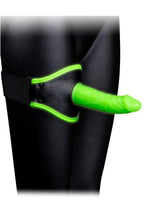 Ouch! Thigh Strap-On - Black/Glow In The Dark/Green