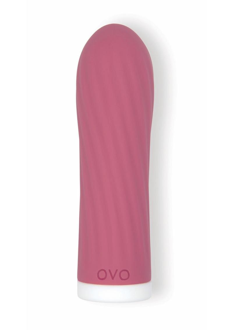 OVO Earth Sahara Rechargeable Silicone Lipstick Vibrator - Red