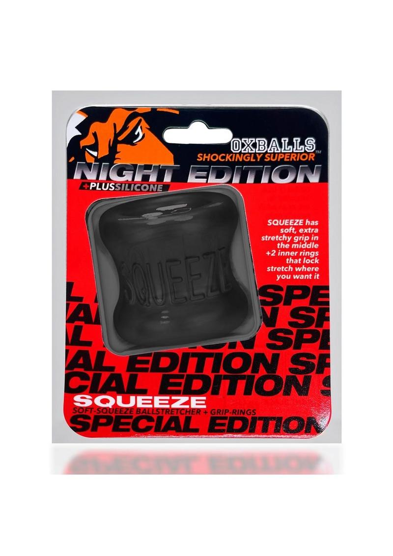 Oxballs Squeeze Soft Grip Ball Stretcher - Night Edition - Black