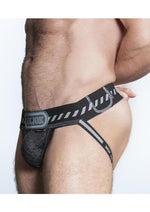 Packer Cargo Quilt Slider-Strap Jock - Black Puff - Small