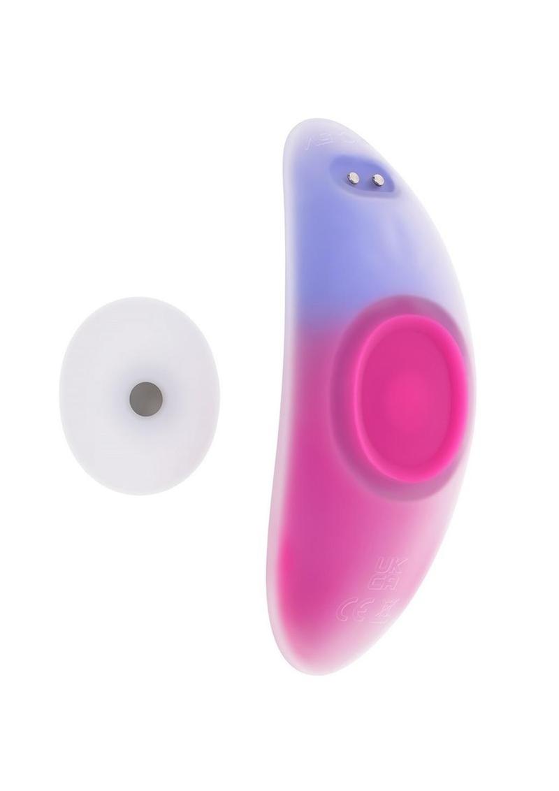 Paradise Rechargeable Silicone Panty Vibe - Pink/Purple