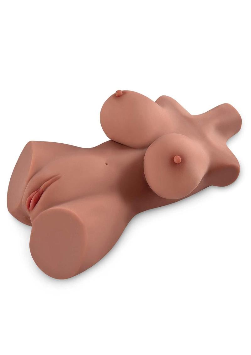 Pdx Plus Perfect 10 Torso Realistic Body Masturbator - Caramel/Tan