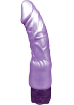 Pearlshine The Satin Sensationals The Clit Pleaser Vibrator - Lavender/Purple - 7in