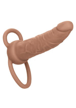 Performance Maxx Rechargeable Silicone Dual Penetrator - Chocolate