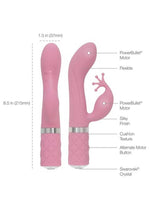 Pillow Talk Kinky Rechargeable Silicone Vibrator - Pink