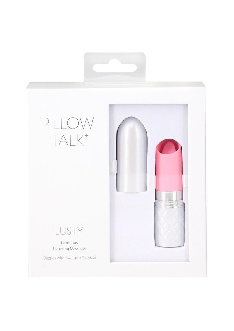 Pillow Talk Lusty Luxurious Rechargeable Silicone Flickering Massager