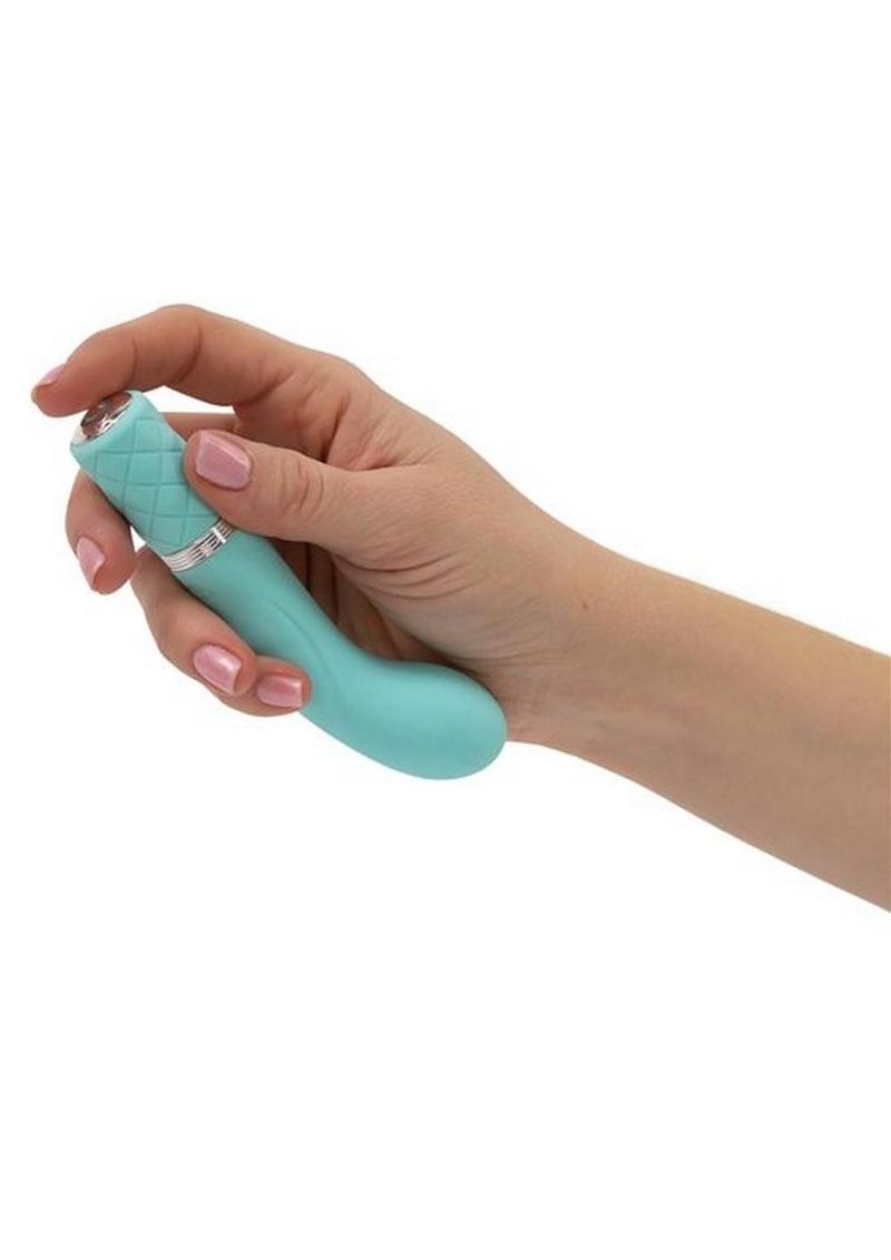 Pillow Talk Racy Silicone Rechargeable G-Spot Mini Vibrator - Teal