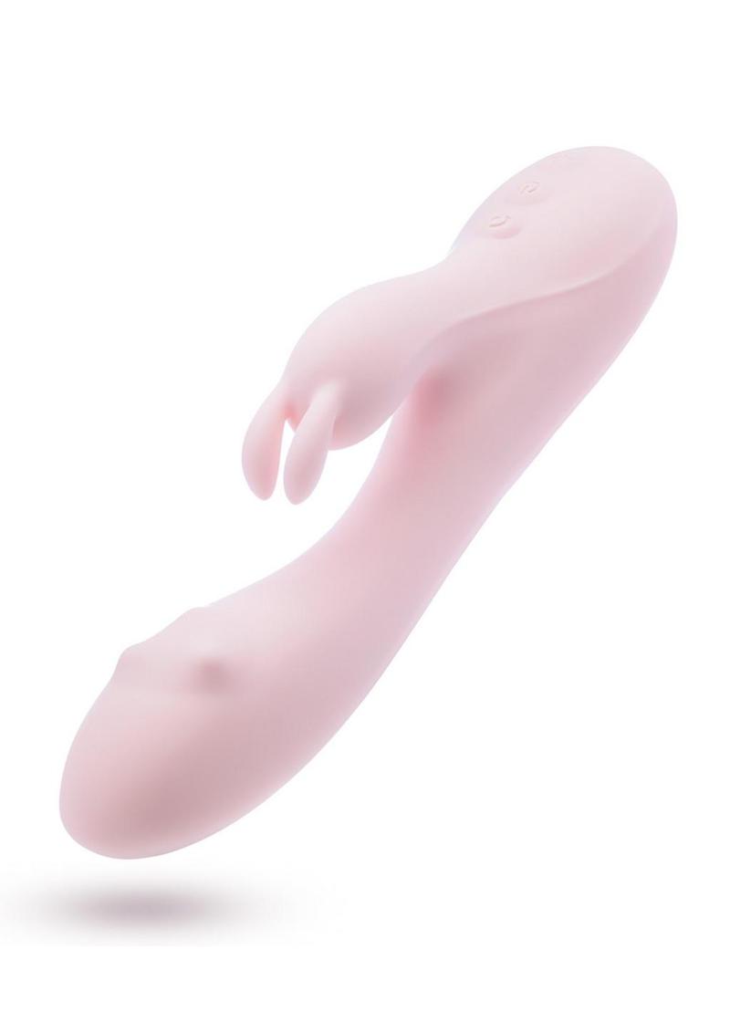 Play with Me Fairy Flutter Rechargeable Silicone Rabbit Vibrator - Pink