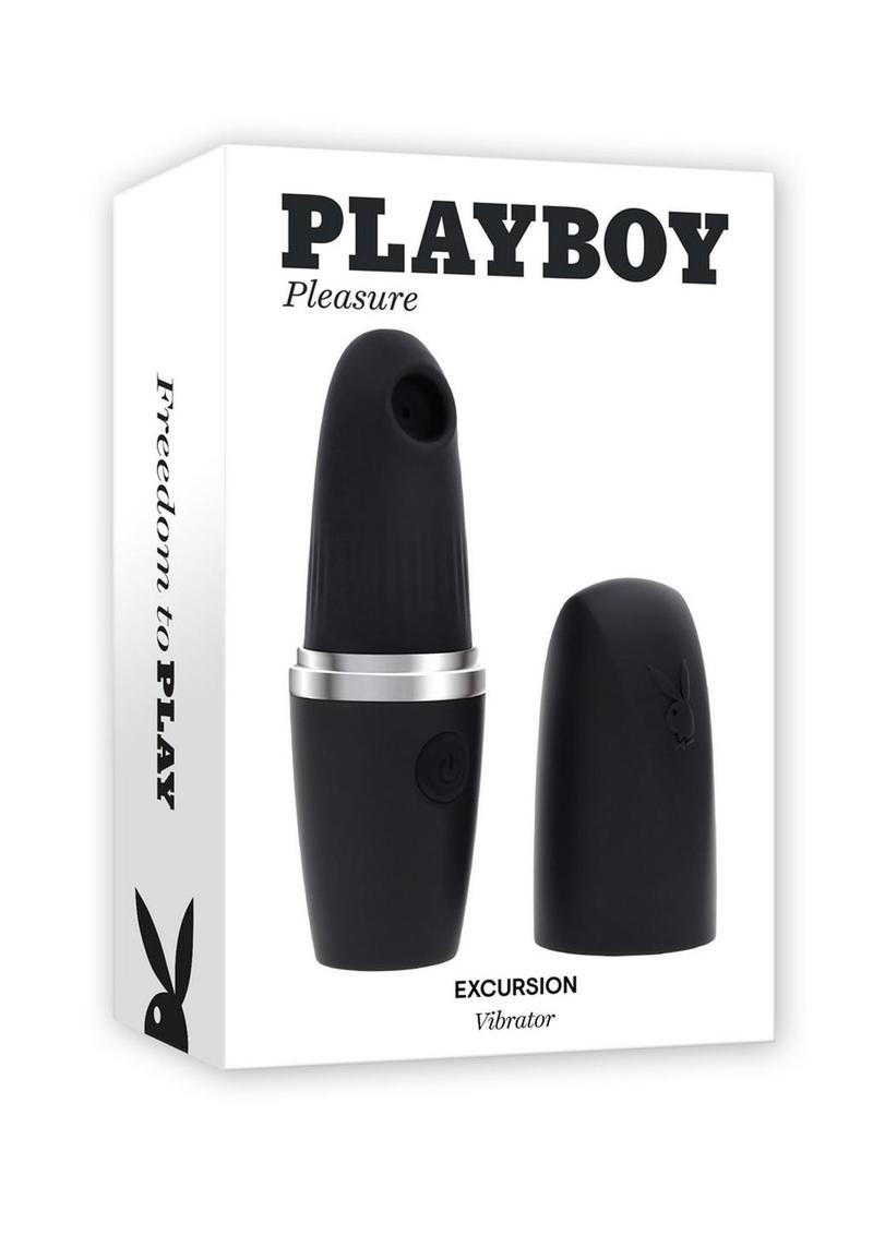 Playboy Excursion Rechargeable Silicone Clitoral Vibrator - Black