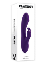 Playboy On Repeat Rechargeable Silicone Rabbit Vibrator