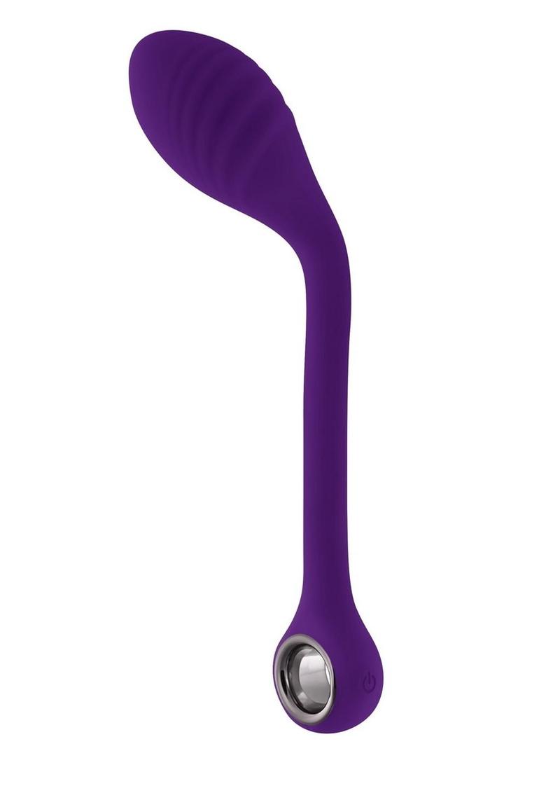 Playboy Spot On Rechareable Silicone G-Spot Vibrator - Purple