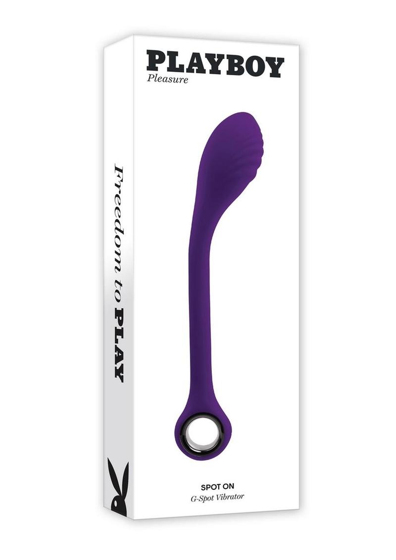 Playboy Spot On Rechareable Silicone G-Spot Vibrator