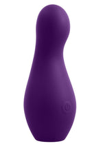 Playboy The Jet Set Vibrator Rechargeable Silicone Clitoral Stimulator - Purple/Silver