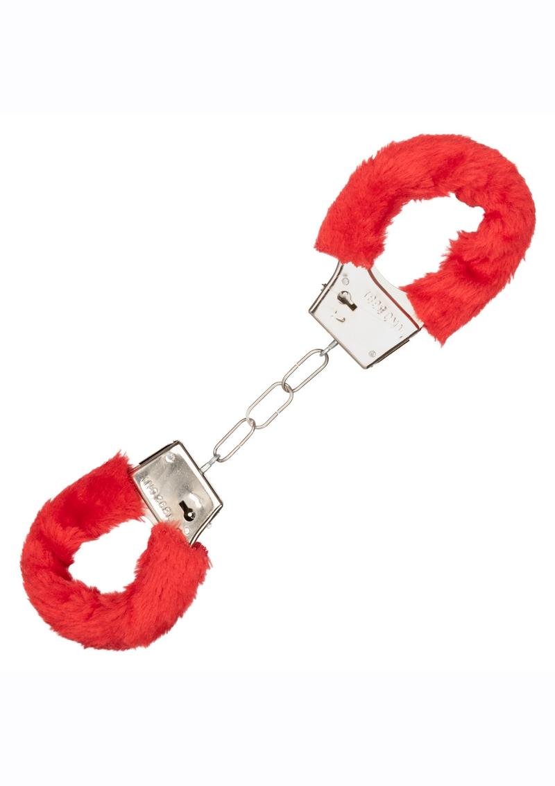 Playful Furry Cuffs - Red